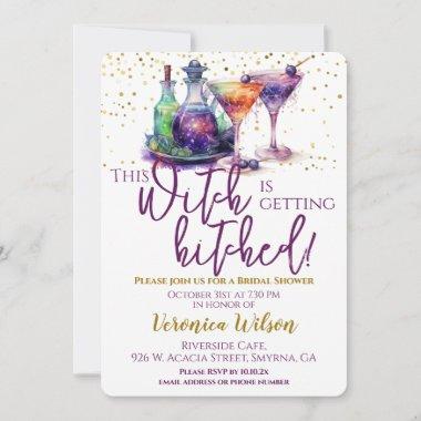 This Witch Is Getting Hitched Bridal Shower Invitations