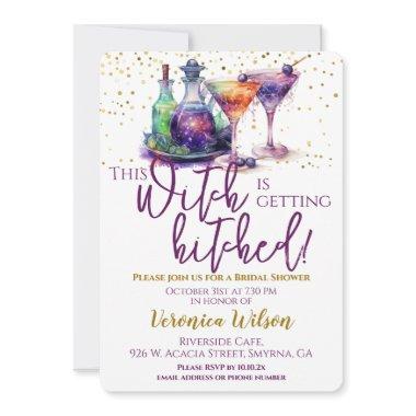 This Witch Is Getting Hitched Bridal Shower Invitations