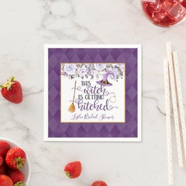 This Witch is Getting Hitched Napkin - Custom