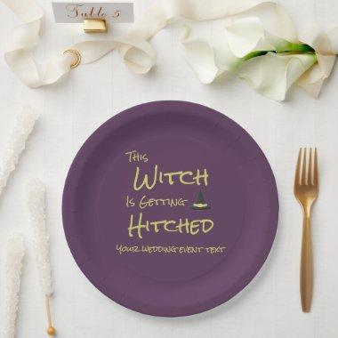 This Witch Is Getting Hitched Paper Plates