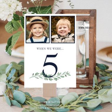 Through The Years Photos Occasion Table # Signs Invitations