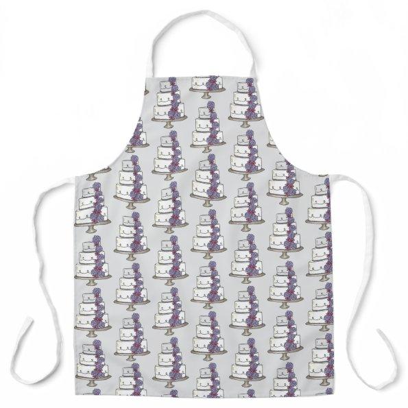 Tiered Wedding Cake Decorator Bakery Pastry Chef Apron