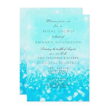Tiffany Ocean Blue Aqua Glitter