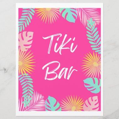 Tiki Bar Sign | Pool Party Signs