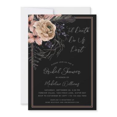 Til Death Do Us Part Bridal Shower Invitations