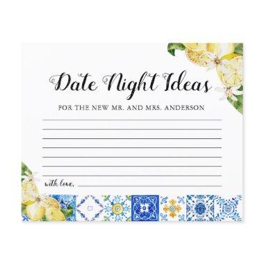 Tiles Lemon Date Night Ideas Bridal Shower Invitations