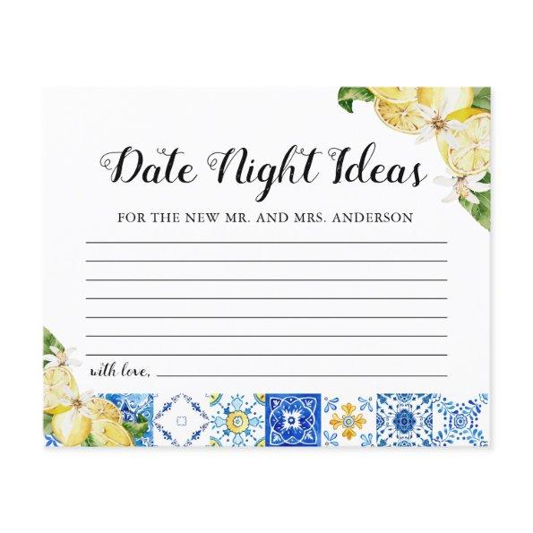 Tiles Lemon Date Night Ideas