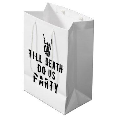 Till Death Do Us Party Bridal Shower Medium Gift Bag