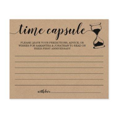 Time Capsule Advice Couple Bridal Shower Invitations