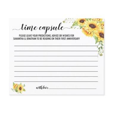 Time capsule advice couple shower english spanish