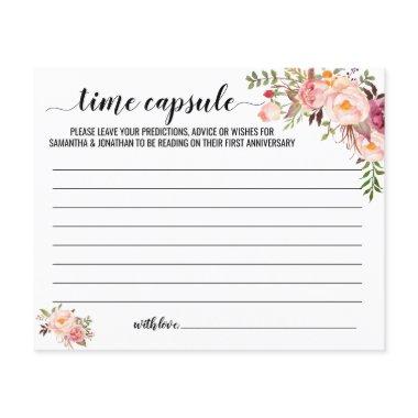 Time capsule advice couple shower english spanish