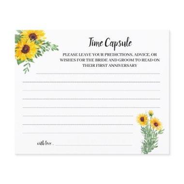 Time Capsule Advice Sunflowers  Flyer