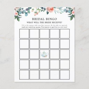 Time for Tea Bridal Bingo Game Invitations