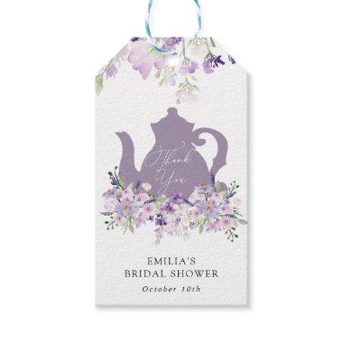 Time for Tea Bridal Shower Thank you Gift Tags