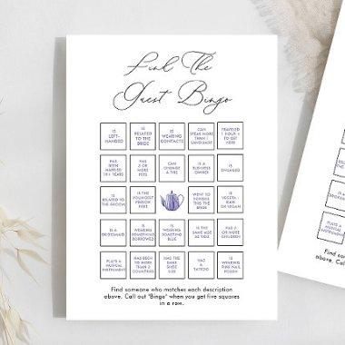 Time For Tea Find The Guest Bingo Game