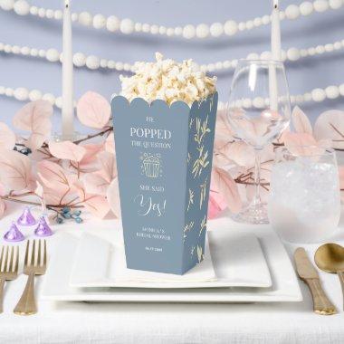 Timeless flowers "He popped the question" Favor Boxes
