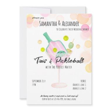 Tini Pickleball Boho Martini Bridal Couples Shower