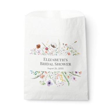 Tiny Wildflower Meadow  Favor Bag