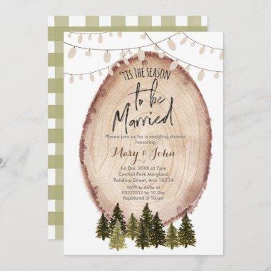 Tis the season to be married Invitations