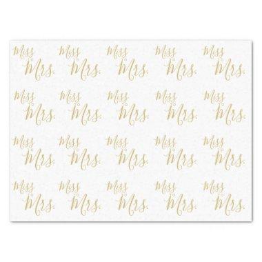 Tissue Paper - Miss to Mrs. Gold