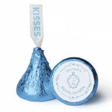 Toile Monogram Crest Dusty blue  Hershey®'s Kisses®