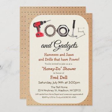 Tools & Gadgets Honey Do Shower Invitations