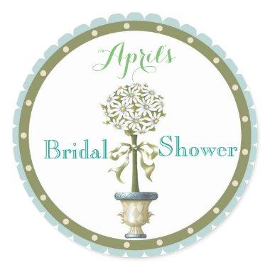 Topiary  Favor Stickers