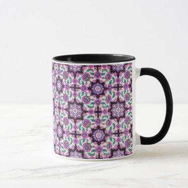 TOPKAPI, black and white,purple ,green, pink Mug