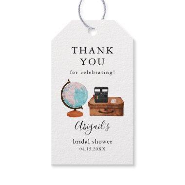 Travel Bridal Shower Gift Tags