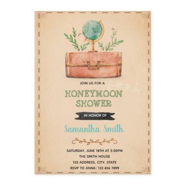 Travel honeymoon shower