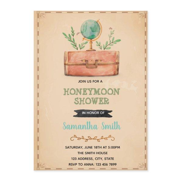 Travel honeymoon shower