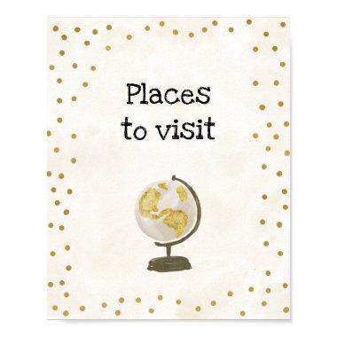Travel themed  Sign