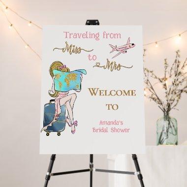 Traveling  Journey Welcome Foam Board