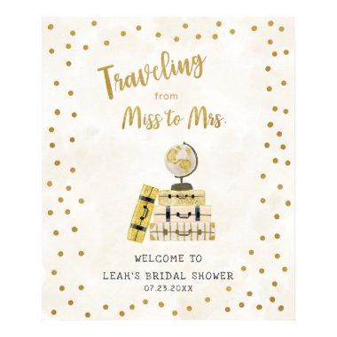 Traveling from Miss to Mrs  sign