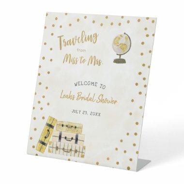 Traveling from Miss to Mrs  sign