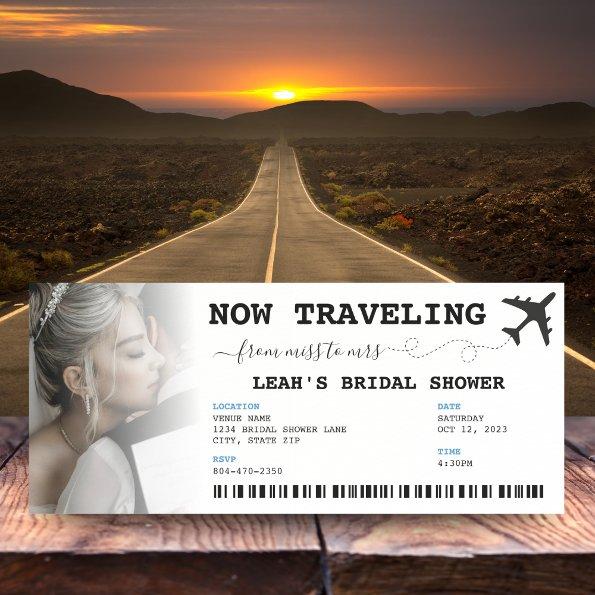 Traveling from Miss to Mrs Ticket