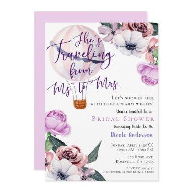 Traveling From Ms. to Mrs.  lavender