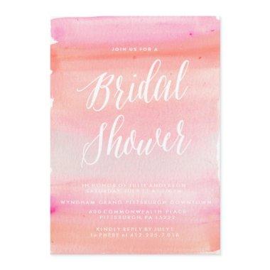 TREDNY WATERCOLOR BRIDAL SHOWER Invitations