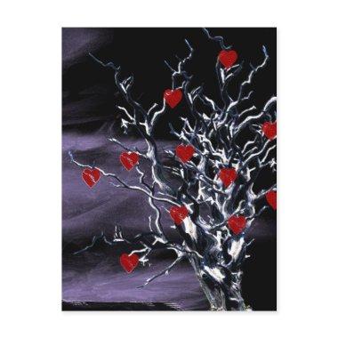 Tree of Broken Hearts Gothic  Invitat Invitation Post