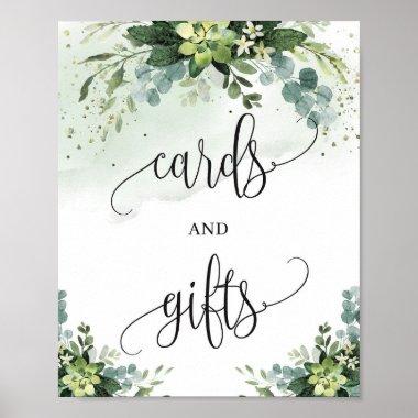 Trending succulent eucalyptus Invitations and gifts sign