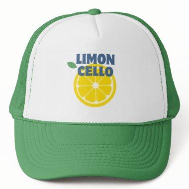 Trendy Modern Limoncello Liquor Trucker Hat