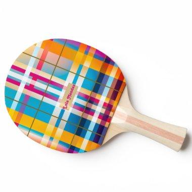 Trendy Personalized Summer Wexford Ping Pong Paddle