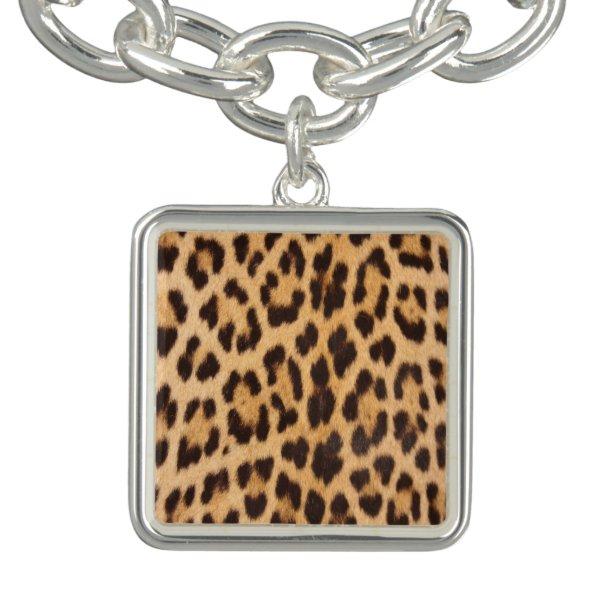 trendy safari fashion leopard spots cheetah print bracelet