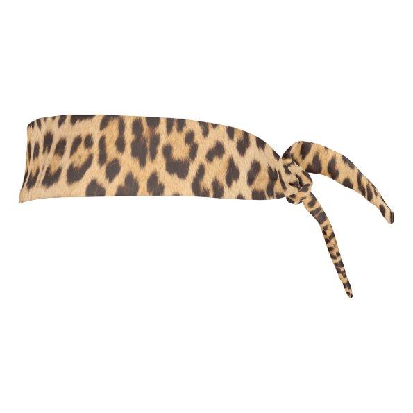 trendy safari fashion leopard spots cheetah print tie headband