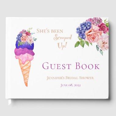 Trendy She's Scooped Up Ice Cream  Guest Book