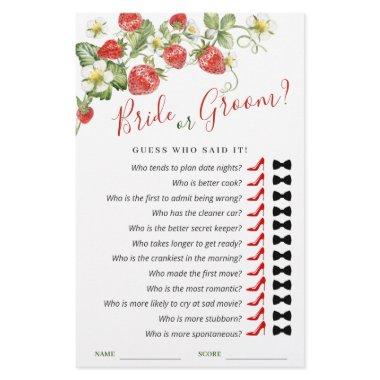 Trendy Watercolor Strawberry  Game