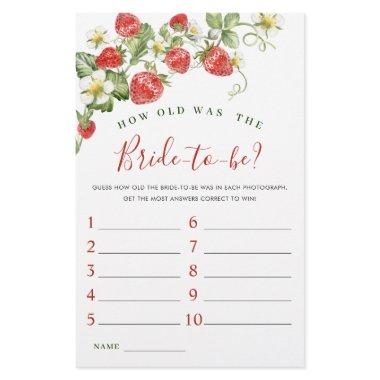 Trendy Watercolor Strawberry  Game