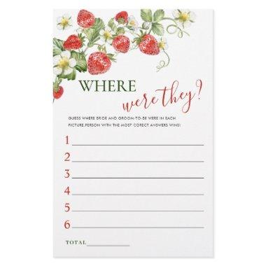 Trendy Watercolor Strawberry  Game