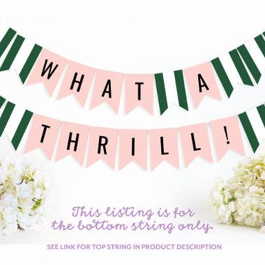 Troop Beverly Hills "What a Thrill" String 2 Bunting Flags