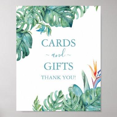Tropical Beach Wedding Invitations & Gifts Sign